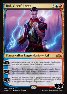 Ral, Viceré Izzet  Gilde di Ravnica 195-Wizard of The Coast- nuvolosofumetti.