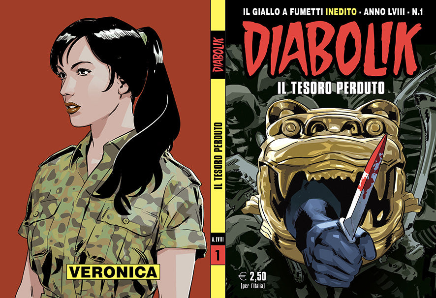 Diabolik anno 58 completo dal  n, 1 al n 12