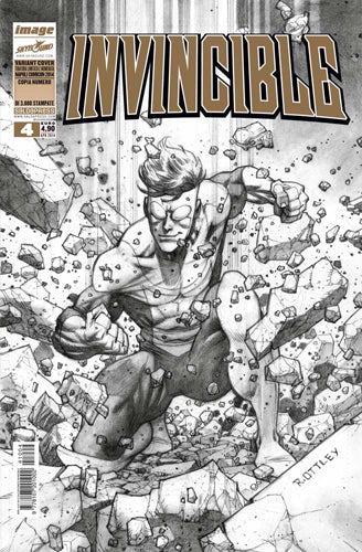 invincibile # 4 variant Napoli Comics 2014-SALDAPRESS- nuvolosofumetti.