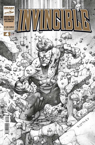 invincibile # 4 variant Napoli Comics 2014-SALDAPRESS- nuvolosofumetti.