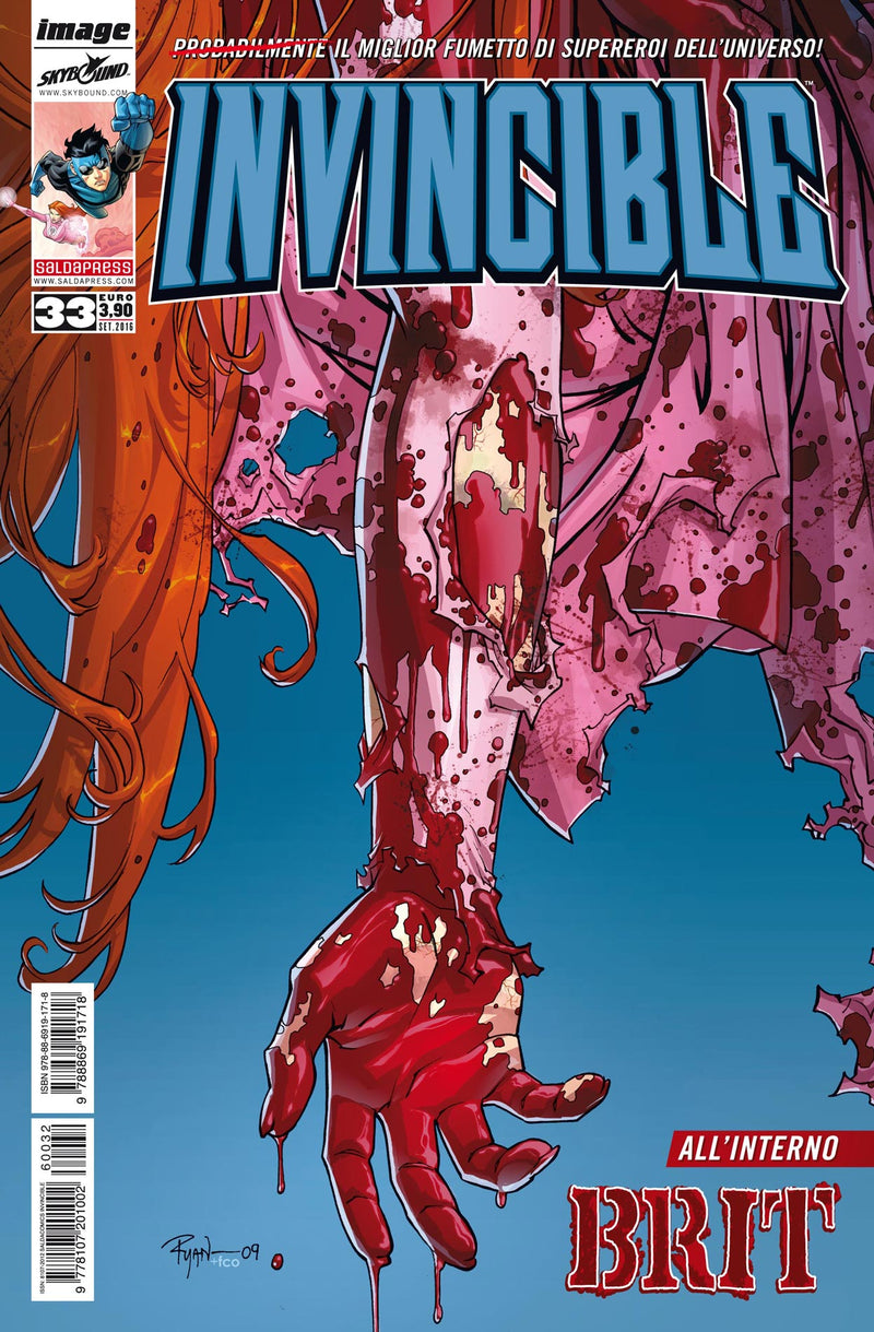 INVINCIBLE serie economica 33-SALDAPRESS- nuvolosofumetti.