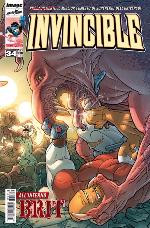 INVINCIBLE serie economica 34-SALDAPRESS- nuvolosofumetti.