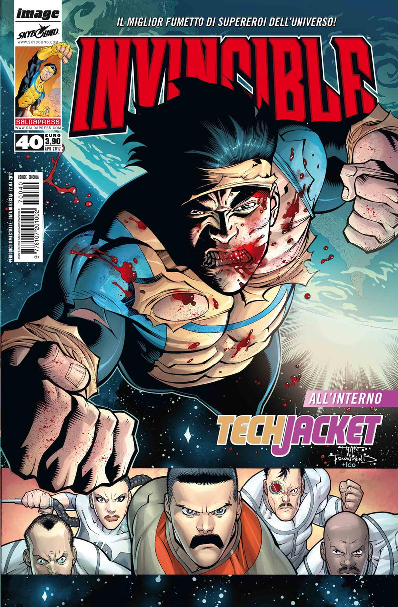 INVINCIBLE serie economica 40-SALDAPRESS- nuvolosofumetti.