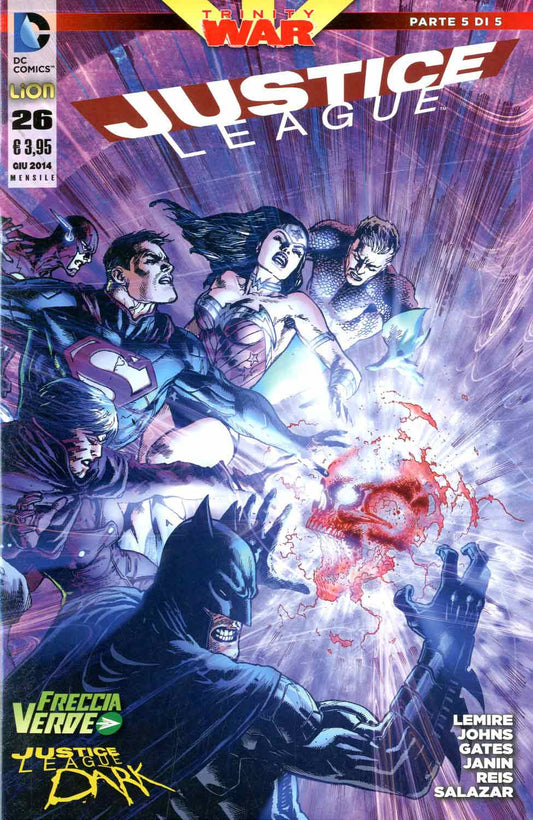 JUSTICE LEAGUE serie 2012 26-LION- nuvolosofumetti.