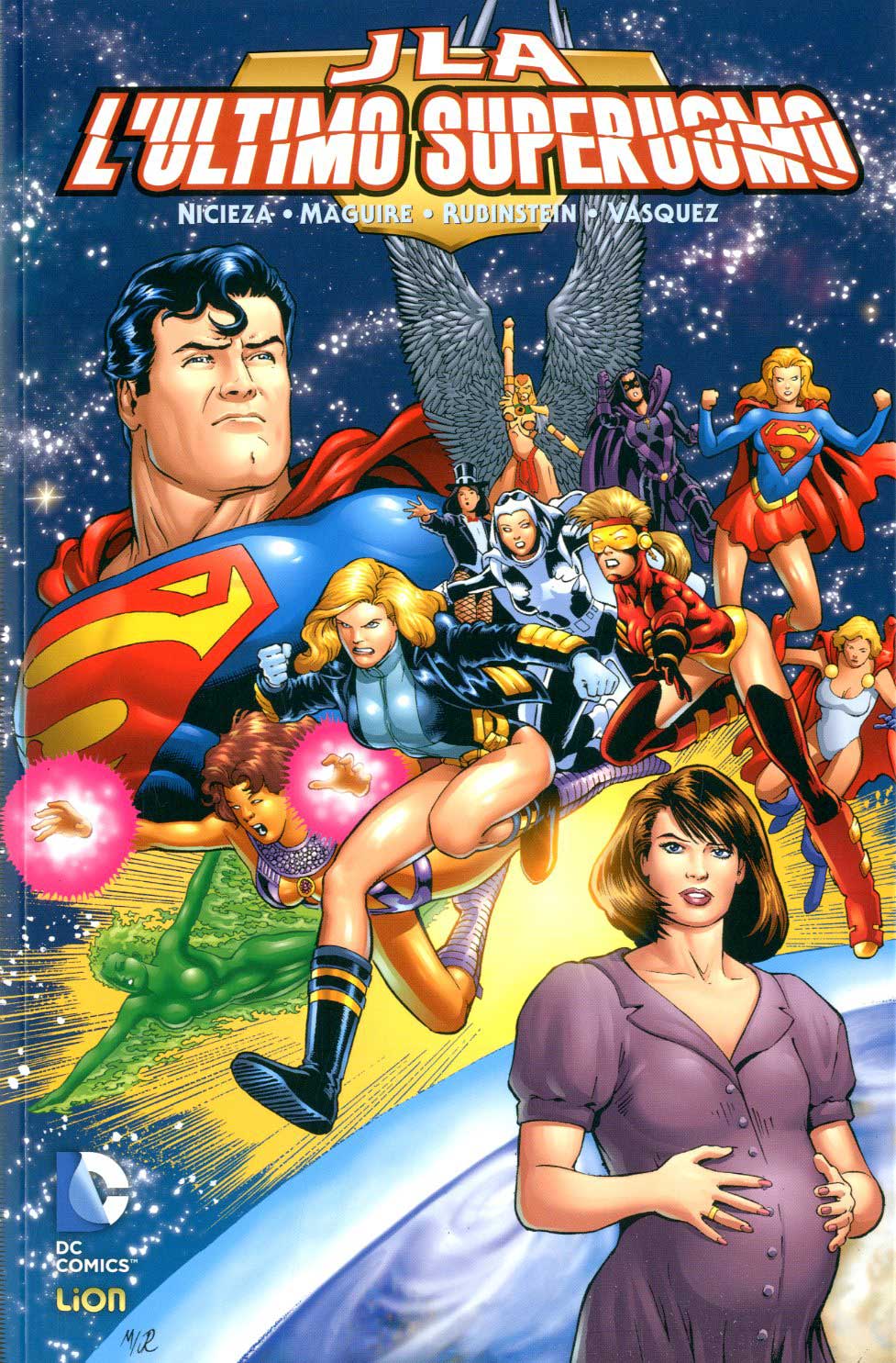JUSTICE LEAGUE: L'ultimo superuomo-LION- nuvolosofumetti.