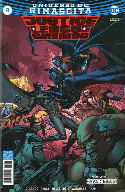 Justice League America rinascita 6-LION- nuvolosofumetti.
