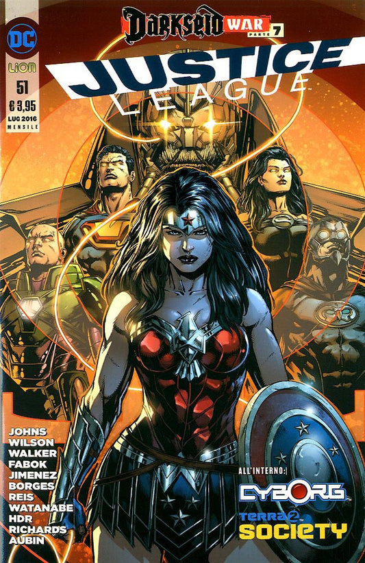 JUSTICE LEAGUE serie 2012 51-LION- nuvolosofumetti.