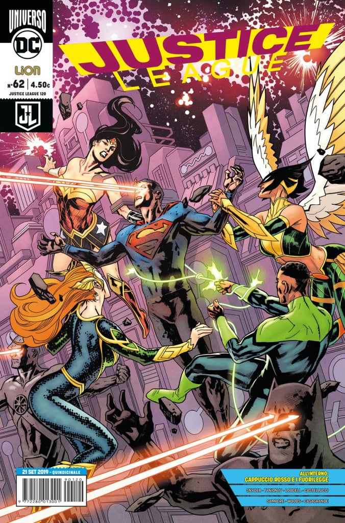 Justice League rinascita 62-LION- nuvolosofumetti.