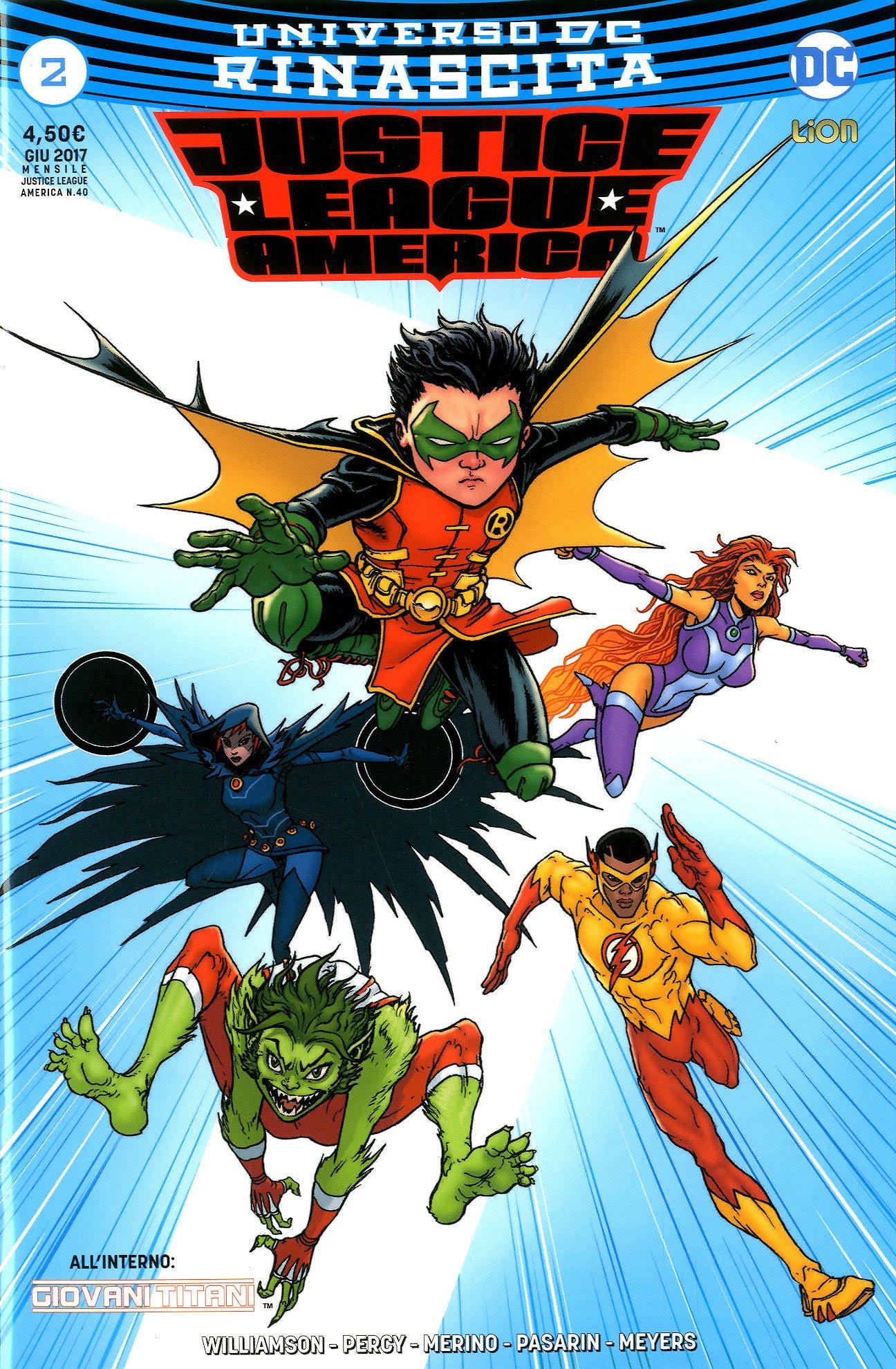 JUSTICE LEAGUE AMERICA rinascita # 2 ultravariant-LION- nuvolosofumetti.
