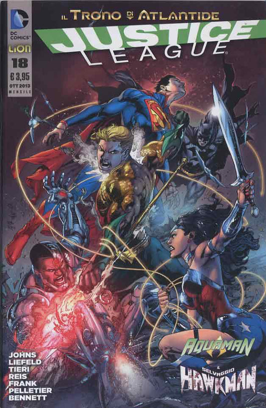 JUSTICE LEAGUE serie 2012 18, LION, nuvolosofumetti,