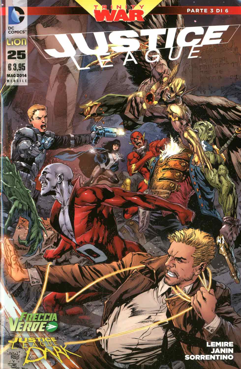 JUSTICE LEAGUE serie 2012 25-LION- nuvolosofumetti.