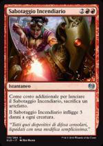 Sabotaggio Incendiario  kaladesh 119-Wizard of the Coast- nuvolosofumetti.