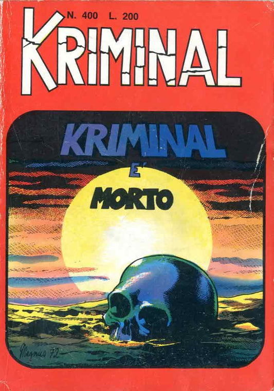 KRIMINAL 400-CORNO- nuvolosofumetti.