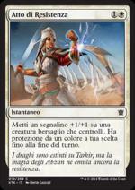Atto di Resistenza  I Khan di Tarkir 2010-Wizard of the Coast- nuvolosofumetti.