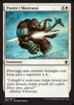 Punire i Mostruosi  I Khan di Tarkir 2024-Wizard of the Coast- nuvolosofumetti.