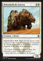Behemoth da Guerra  I Khan di Tarkir 2029-Wizard of the Coast- nuvolosofumetti.
