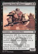 Krumar Fratello d'Onore  I Khan di Tarkir 2077-Wizard of the Coast- nuvolosofumetti.