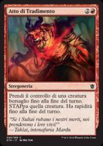 Atto di Tradimento  I Khan di Tarkir 2095-Wizard of the Coast- nuvolosofumetti.