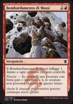 Bombardamento di Massi  I Khan di Tarkir 2100-Wizard of the Coast- nuvolosofumetti.