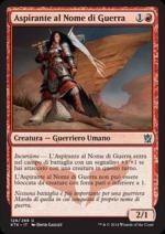 Aspirante al Nome di Guerra  I Khan di Tarkir 2126-Wizard of the Coast- nuvolosofumetti.