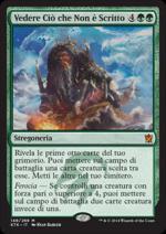 Vedere Ciò che Non è Scritto  I Khan di Tarkir 2149-Wizard of the Coast- nuvolosofumetti.