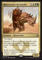 Rinoceronte da Assedio  I Khan di Tarkir 2200-Wizard of the Coast- nuvolosofumetti.