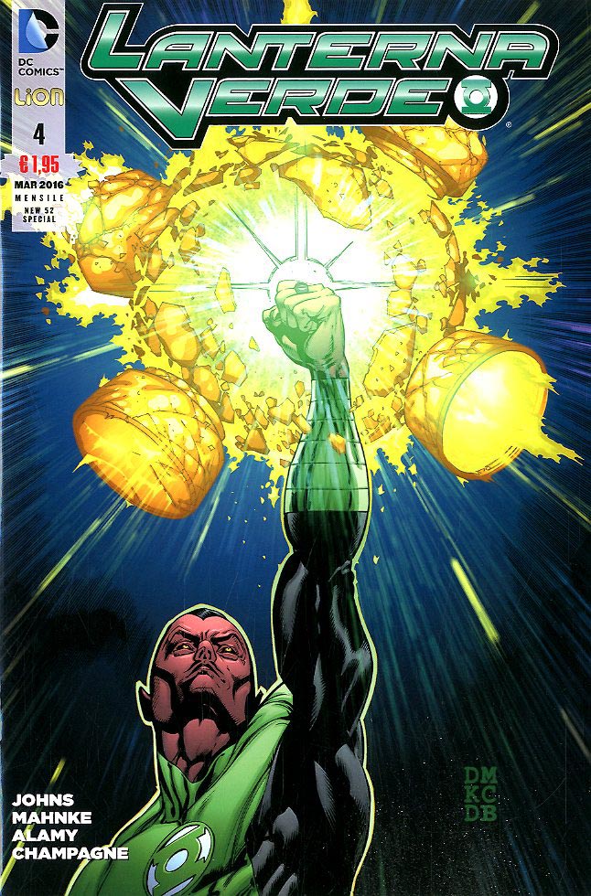 LANTERNA VERDE # 4 4-LION- nuvolosofumetti.