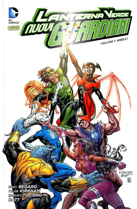 LANTERNA VERDE: i nuovi guardiani # 1 -chi porta l'anello 1-LION- nuvolosofumetti.