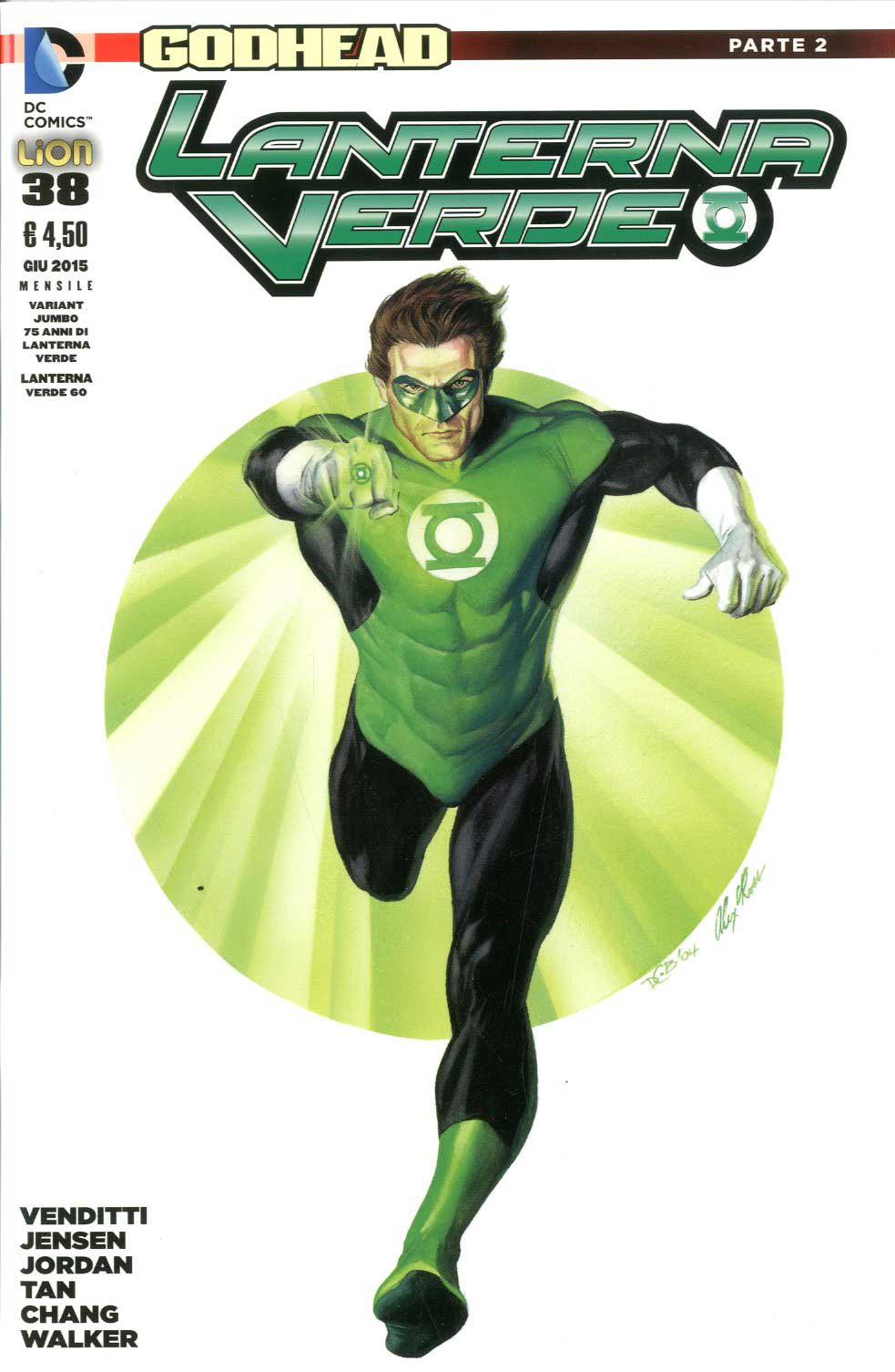 LANTERNA VERDE # 38 JUMBO-LION- nuvolosofumetti.