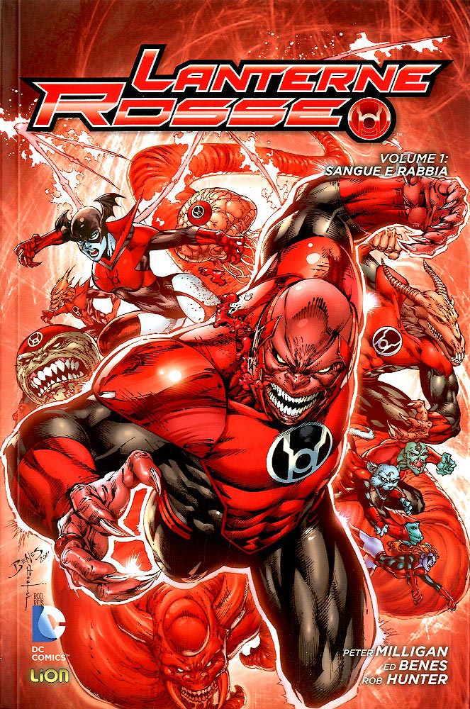 LANTERNE ROSSE # 1 SANGUE E RABBIA 1-LION- nuvolosofumetti.