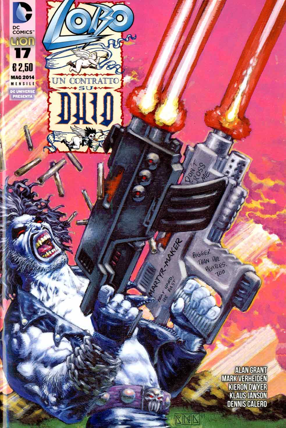 LOBO di Simon Bisley 17-LION- nuvolosofumetti.