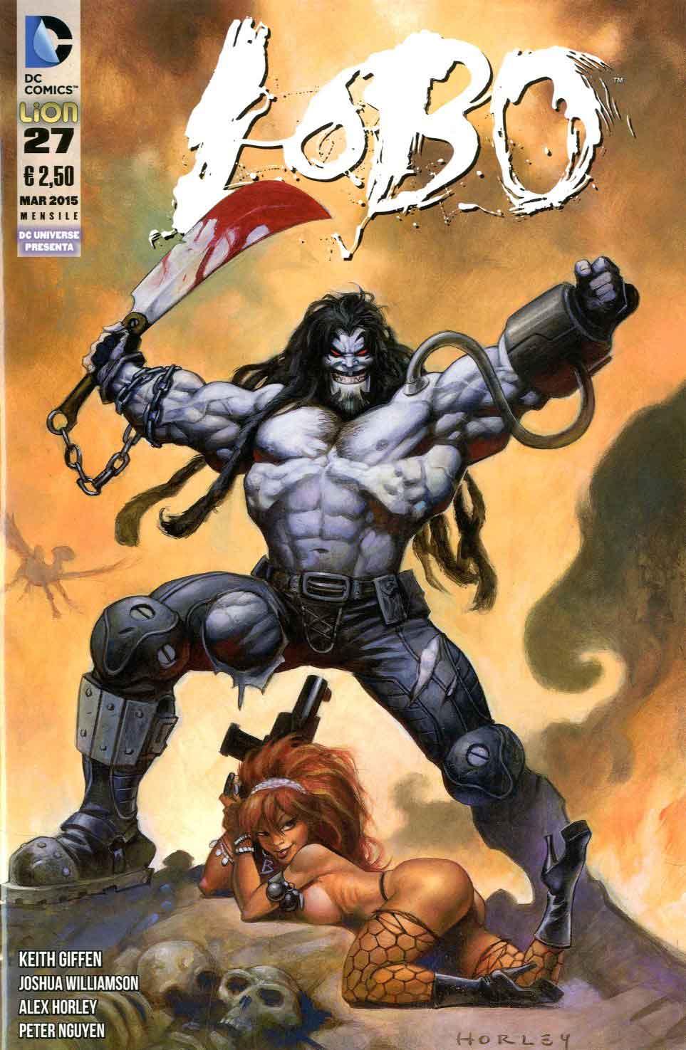 LOBO di Simon Bisley 27-LION- nuvolosofumetti.