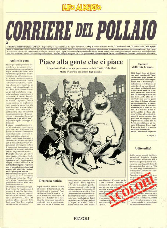 LUPO ALBERTO CORRIERE DEL POLLAIO