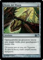 Dente del Wurm foil  2010 8258-Wizard of the Coast- nuvolosofumetti.