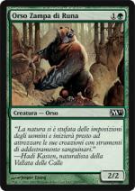 Orso Zampa di Runa   M11 195-Wizard of the Coast- nuvolosofumetti.