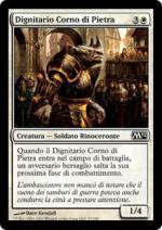 Dignitario Corno di Pietra   M12 6037-Wizard of the Coast- nuvolosofumetti.
