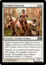 Cavaliera Scortata  M13 1005-Wizard of the Coast- nuvolosofumetti.