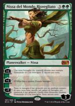 Nissa del Mondo Risvegliato  M15 9187-Wizard of the Coast- nuvolosofumetti.