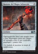 Bastone del Magus Infuocato  M15 9233-Wizard of the Coast- nuvolosofumetti.