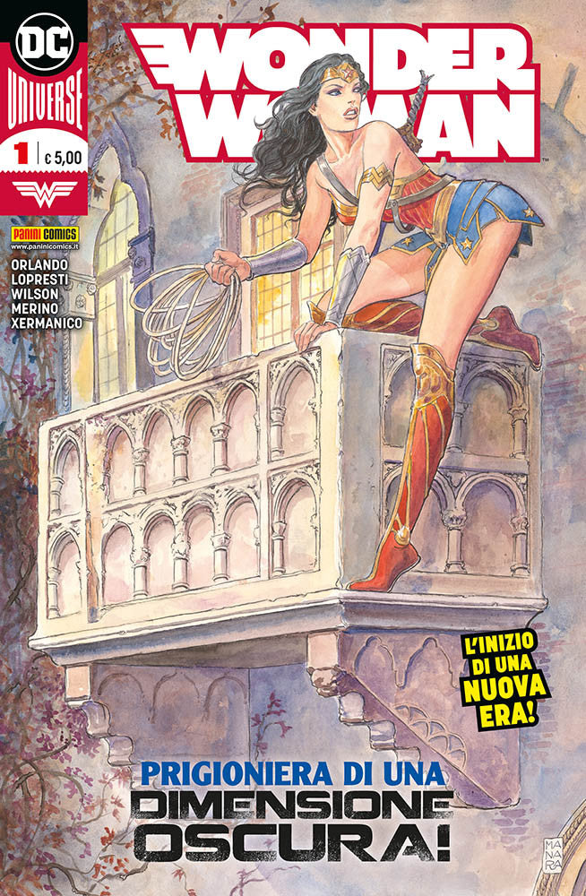 Wonder Woman nuova serie 2020 1, PANINI COMICS, nuvolosofumetti,