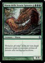 Wurm delle Scorie Spinato   Mirrodin Assediato 89-Wizard of the Coast- nuvolosofumetti.
