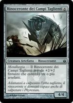Rinoceronte dei Campi Taglienti   Mirrodin Assediato 127-Wizard of the Coast- nuvolosofumetti.