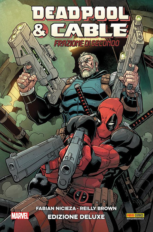 DEADPOOL E CABLE FRAZIONE DI SECONDO DELUXE-PANINI COMICS- nuvolosofumetti.