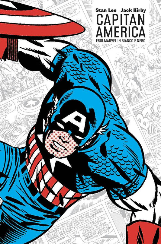 EROI MARVEL IN BIANCO E NERO JACK KIRBY E CAPITAN AMERICA-PANINI COMICS- nuvolosofumetti.