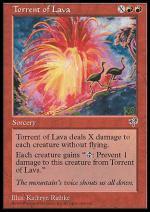 Torrente di lava  MIRAGE 2202-Wizard of the Coast- nuvolosofumetti.