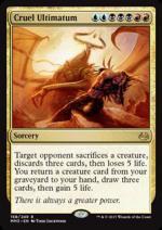Cruel Ultimatum - Ultimatum Crudele  Modern Masters carte singole 2158-Wizard of the Coast- nuvolosofumetti.