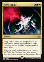 Fiery Justice - Giustizia Fiammeggiante  Modern Masters carte singole 2164-Wizard of the Coast- nuvolosofumetti.