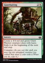 Giantbaiting - Esca dei Giganti  Modern Masters carte singole 2208-Wizard of the Coast- nuvolosofumetti.