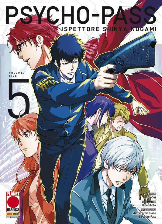 PSYCHO-PASS ispettore Shinya Kogami-PANINI COMICS- nuvolosofumetti.