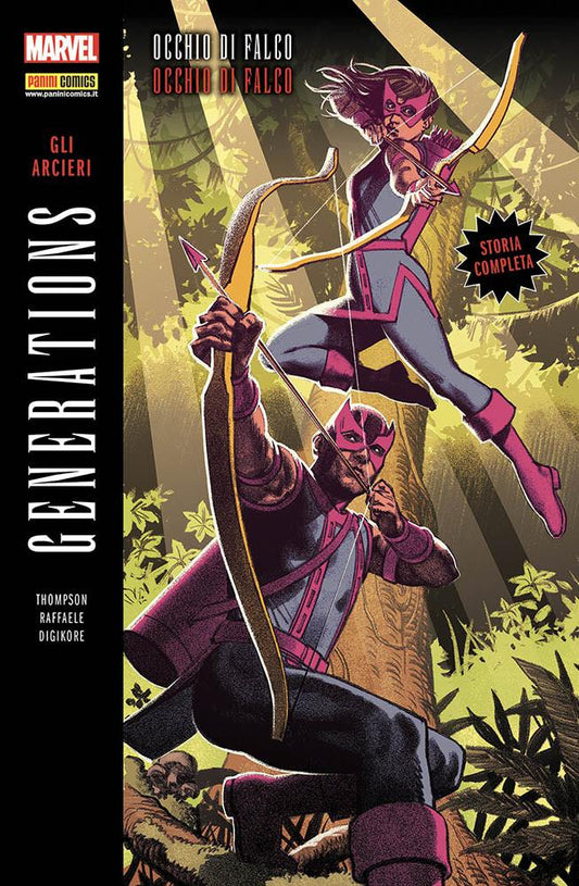 GENERATIONS - Arcieri Occhio di Falco e Occhio di Falco 2077-PANINI COMICS- nuvolosofumetti.